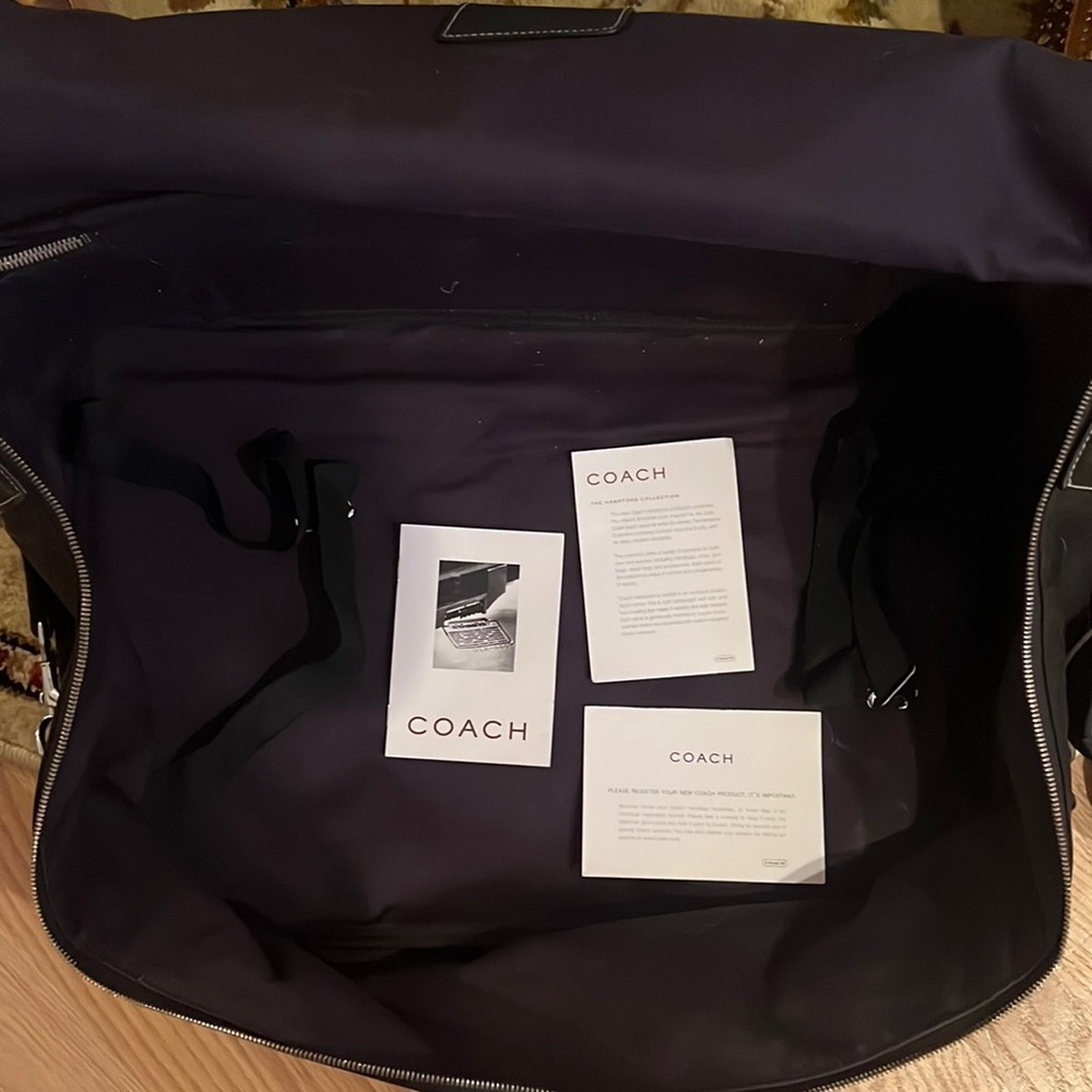 Coach canvas luggage